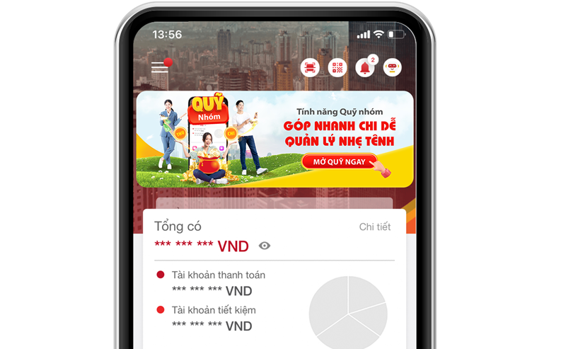 Góp quỹ dễ dàng, sao kê rõ ràng qua tính năng Quỹ nhóm của HDBank