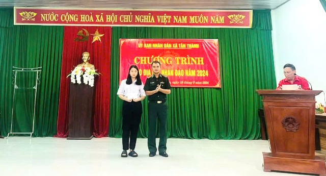 Quảng Trị: Xã Tân Thành “Trao địa chỉ nhân đạo - Tiếp sức đến trường”