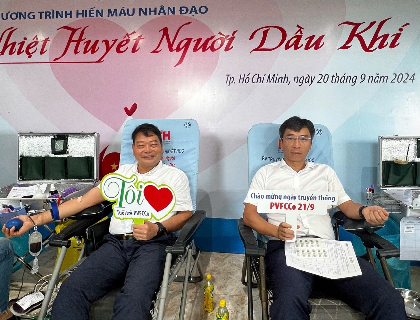 PVFCCo và PVTrans tổ chức Ngày hội hiến máu nhân đạo năm 2024