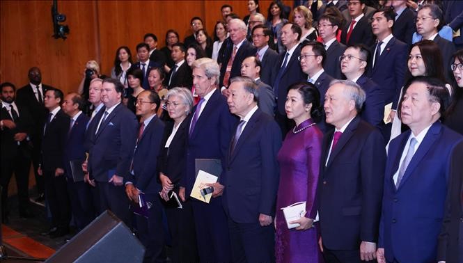 Tổng Bí thư, Chủ tịch nước dự Lễ kỷ niệm 1 năm Đối tác chiến lược toàn diện Việt Nam - Hoa Kỳ