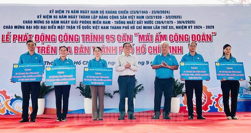 TP. Hồ Chí Minh phát động công trình 95 căn “Mái ấm công đoàn” cho người lao động