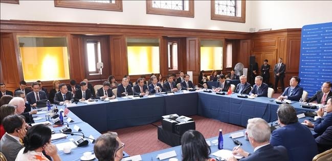 Các chuyên gia, học giả Mỹ trao đổi gì với Tổng Bí thư, Chủ tịch nước Tô Lâm?