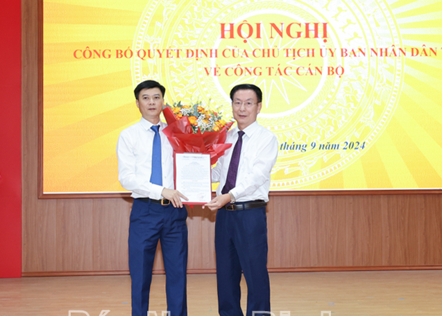 Bổ nhiệm ông Nguyễn Xuân Hồng giữ chức Giám đốc Sở GD&ĐT Nam Định