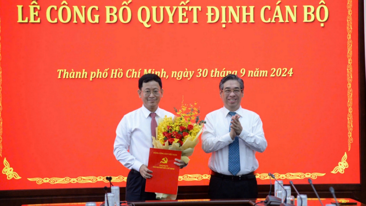 Ông Trần Quốc Trung giữ chức vụ Phó Bí thư Thường trực Thành ủy Thủ Đức