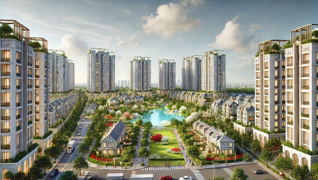 Phối cảnh dự án Khai Sơn City