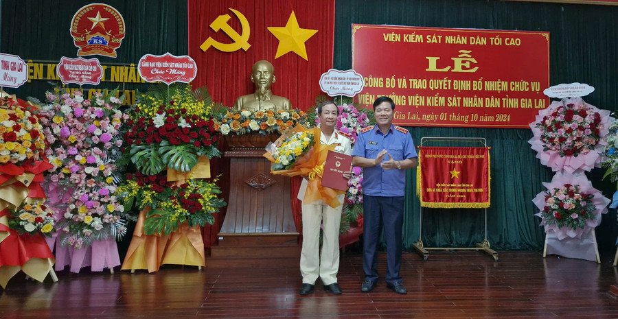 Bổ nhiệm 2 tân viện trưởng viện kiểm sát nhân dân tỉnh