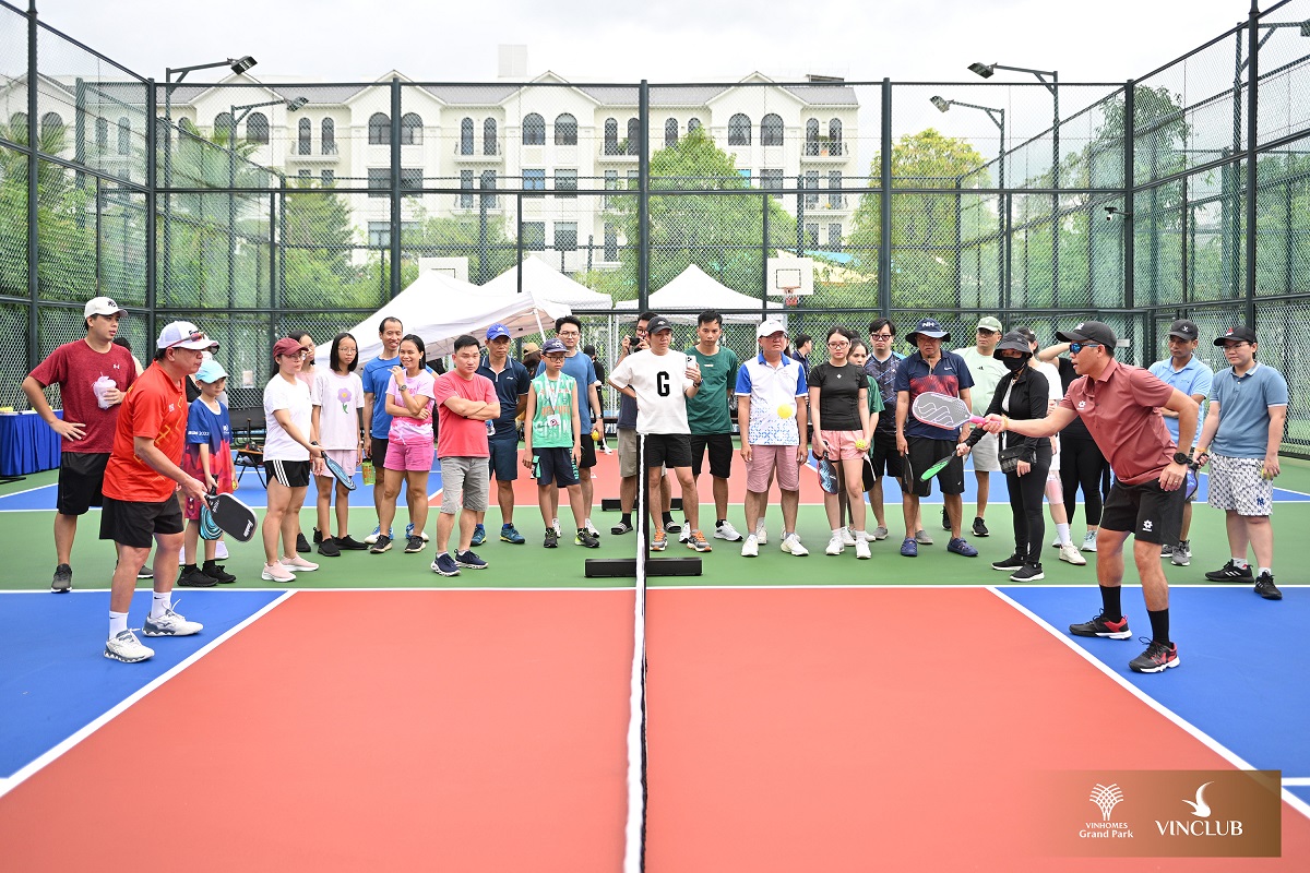 7 sân Pickle Ball được đưa vào vận hành tại Vinhomes Grand Park