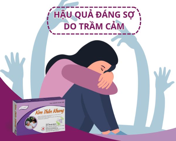 4 hậu quả từ trầm cảm mà người bệnh phải đối mặt nếu không dùng Kim Thần Khang sớm Tìm hiểu về hậu quả của bệnh trầm cảm sẽ giúp bạn lường trước được