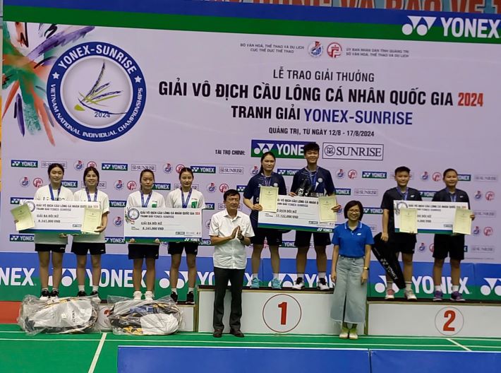 Câu lạc bộ Cầu lông Ciputra Hanoi vô địch Giải Cầu lông cá nhân quốc gia năm 2024