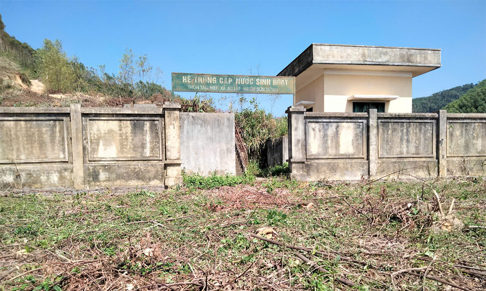 Bắc Giang: 19 công trình cấp nước sinh hoạt không hoạt động thời gian dài, hư hỏng nặng