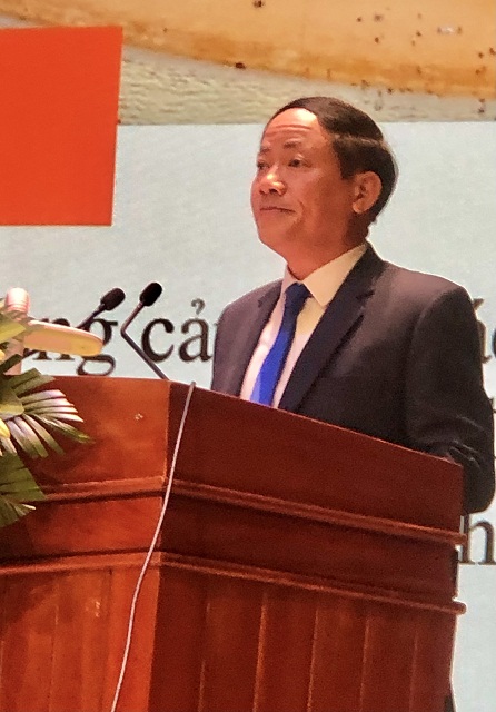 Ông Phạm Anh Tuấn phát biểu chào mừng Hội nghị.Ảnh: V.H Ông Phạm Anh Tuấn phát biểu chào mừng Hội nghị.Ảnh: V.H