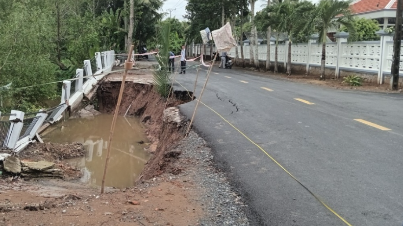 Vĩnh Long ban hành kế hoạch ứng phó mưa lũ, sạt lở năm 2024