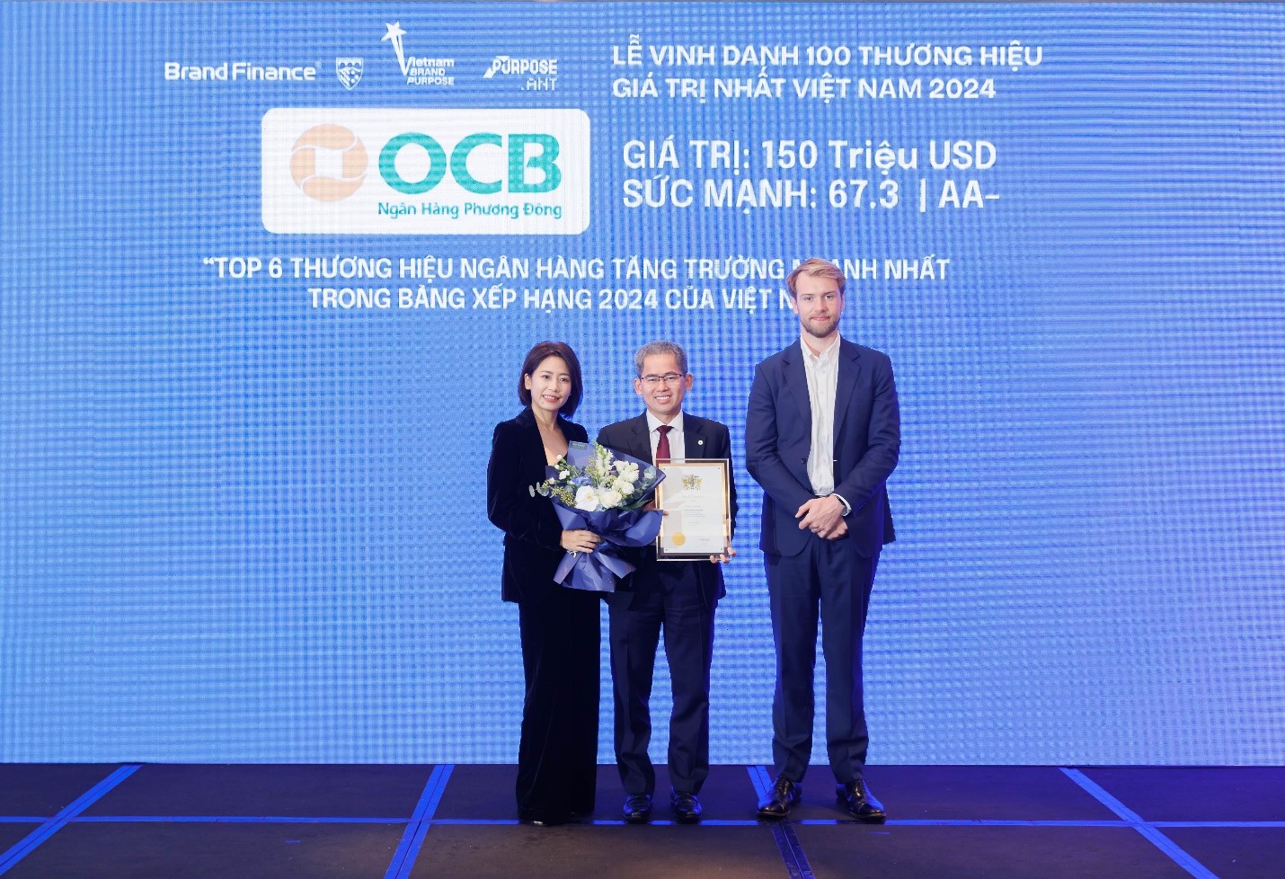 OCB - Top 6 thương hiệu ngân hàng tăng trưởng giá trị nhanh nhất 2024