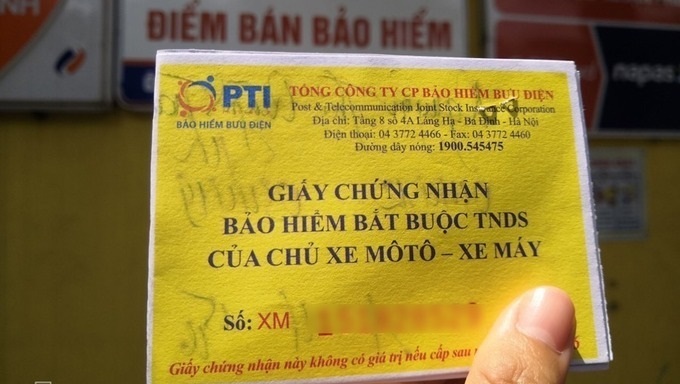 Từ ngày 1/1/2025, bắt buộc phải mang theo bảo hiểm xe máy hay không?