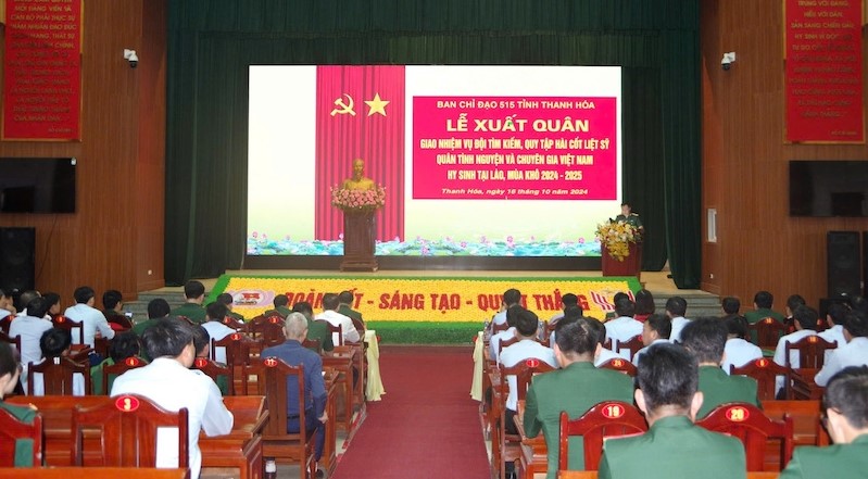 Toàn cảnh lễ xuất quân