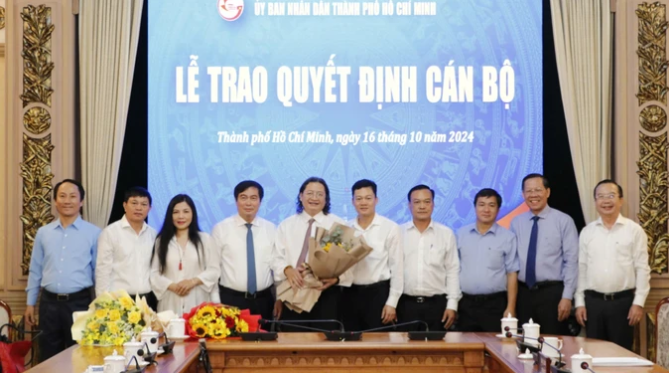 Tiếp nhận, bổ nhiệm ông Nguyễn Minh Nhựt giữ chức Phó Giám đốc Sở Văn hóa và Thể thao TP. Hồ Chí Minh