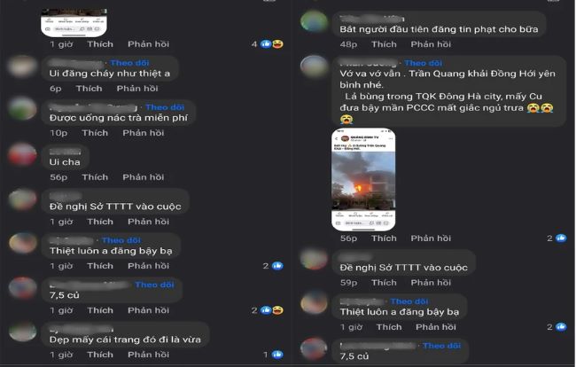Nhiều bình luận của người dùng mạng xã hội mong muốn cơ quan chức năng vào cuộc xử lý việc lan truyền thông tin sai sự thật.