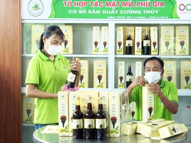 Sản phẩm mật mía Phú Gia vừa được công nhận là sản phẩm đạt chuẩn OCOP 3 sao.