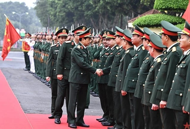 Đại tướng Phan Văn Giang - Bộ trưởng Bộ Quốc phòng dự Lễ công bố thành lập Binh đoàn 12