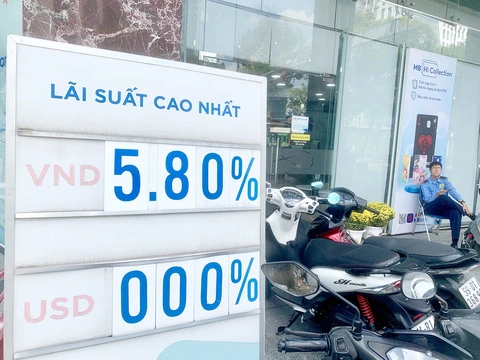 Hôm nay, xuất hiện một nhà băng tăng lãi huy động các kỳ hạn tiền gửi