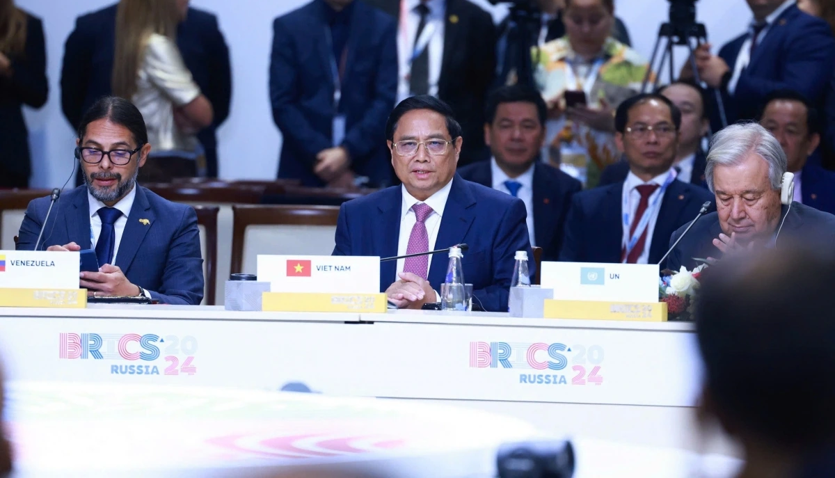 Thủ tướng Phạm Minh Chính dự Phiên toàn thể Hội nghị các Nhà lãnh đạo BRICS mở rộng năm 2024