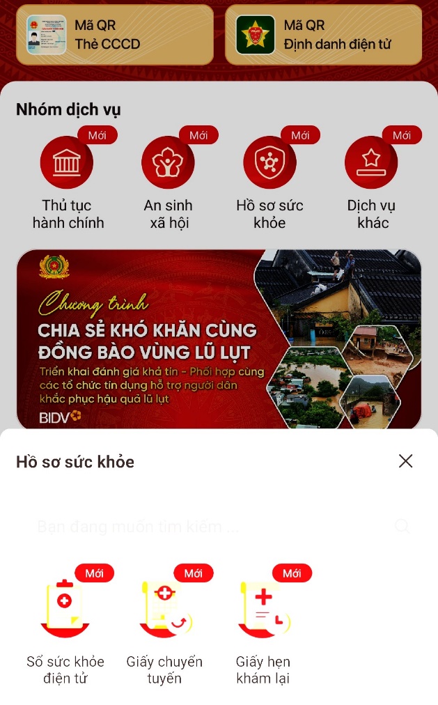 Thực hiện sổ sức khỏe điện tử phục vụ tích hợp trên ứng dụng VneID ở tất cả các cơ sở khám, chữa bệnh có thực hiện khám, chữa bệnh bảo hiểm y tế