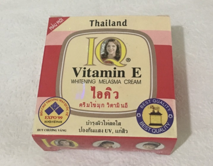 Hà Nội thu hồi lô sản phẩm kem thoa mặt IQ Vitamin E Whitening Melasma