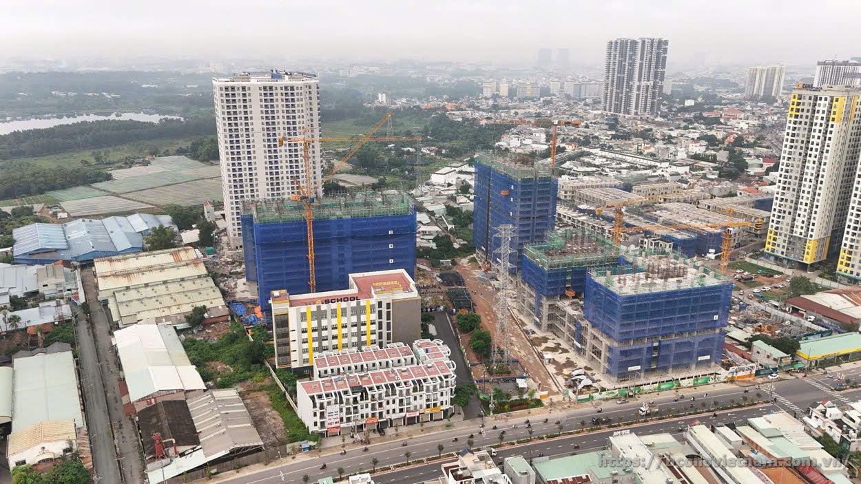 Ảnh minh hoạ: Dự án Bcons City tại TP. Dĩ An đang được triển khai xây dựng