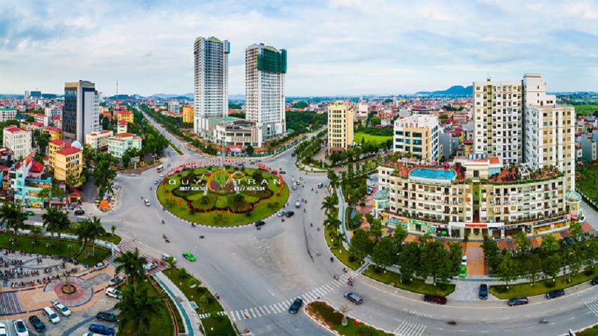 Ngã sáu thành phố Bắc Ninh.