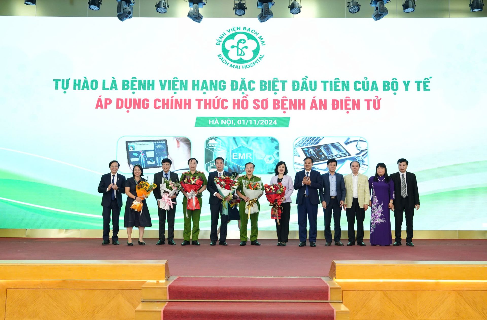 Bạch Mai tự hào là Bệnh viện đa khoa hoàn chỉnh hạng đặc biệt đầu tiên của Bộ y tế áp dụng chính thức hồ sơ bệnh án điện tử