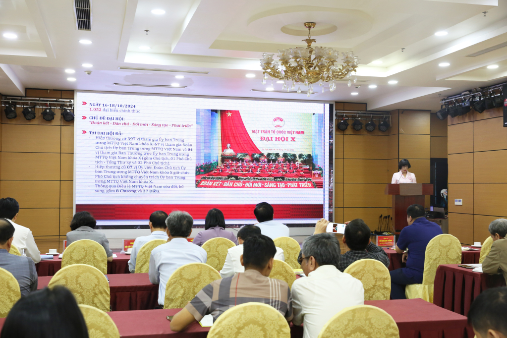 Ủy ban MTTQ Việt Nam tỉnh Quảng Ninh quán triệt Nghị quyết Đại hội lần thứ XII, nhiệm kỳ 2024-2029