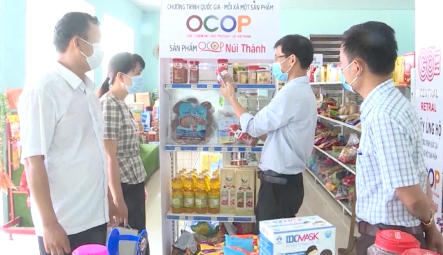 Núi Thành tổ chức đánh giá 14 sản phẩm OCOP hết thời hạn