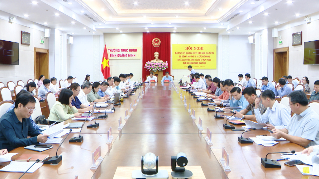 Hội nghị giám sát kết quả giải quyết kiến nghị cử tri