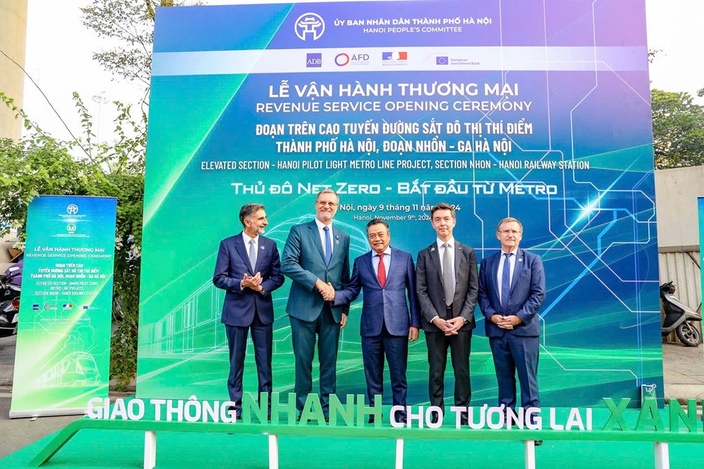 Lễ vận hành thương mại đoạn trên cao tuyến đường sắt đô thị đoạn Nhổn - Ga Hà Nội