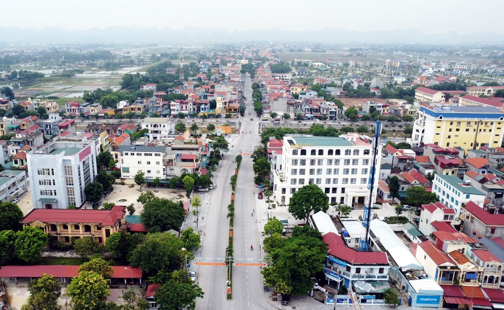 Một góc huyện Nga Sơn.