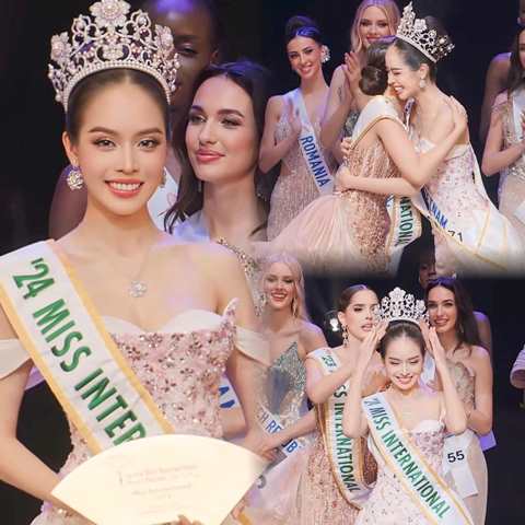 Hoa hậu Thanh Thủy đăng quang Miss International 2024