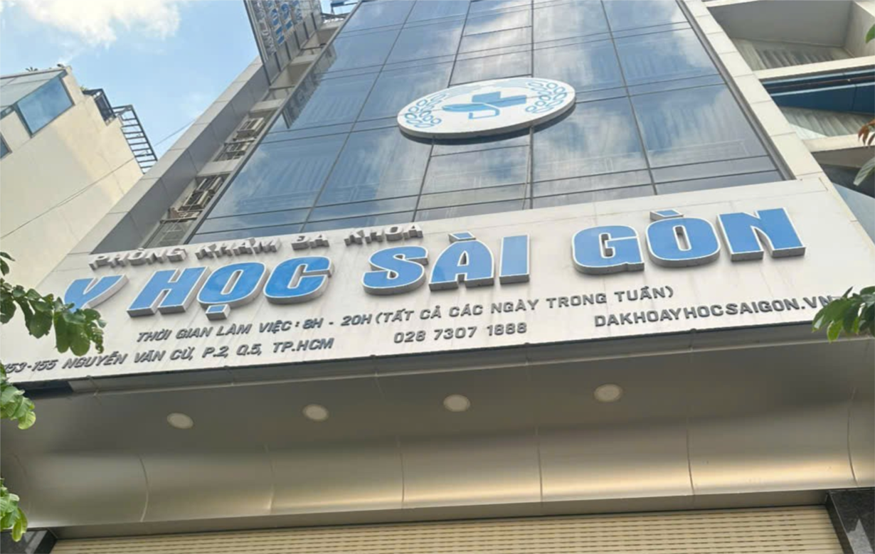 Phòng khám đa khoa Y học Sài Gòn bị xử phạt hơn 100 triệu đồng, đình chỉ hoạt động 4 tháng