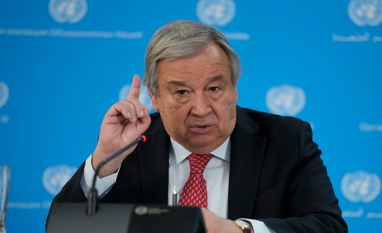 Tổng thư ký Liên Hợp Quốc Antonio Guterres. (Ảnh: AP )