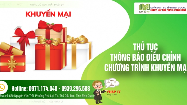 Thủ tục thông báo hoạt động khuyến mại từ ngày 1/12/2024