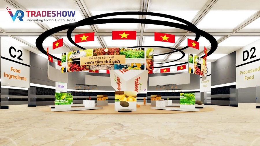 Triển lãm ảo Vietnam Foodexpo 2024 trên nền tảng VRTradeShow