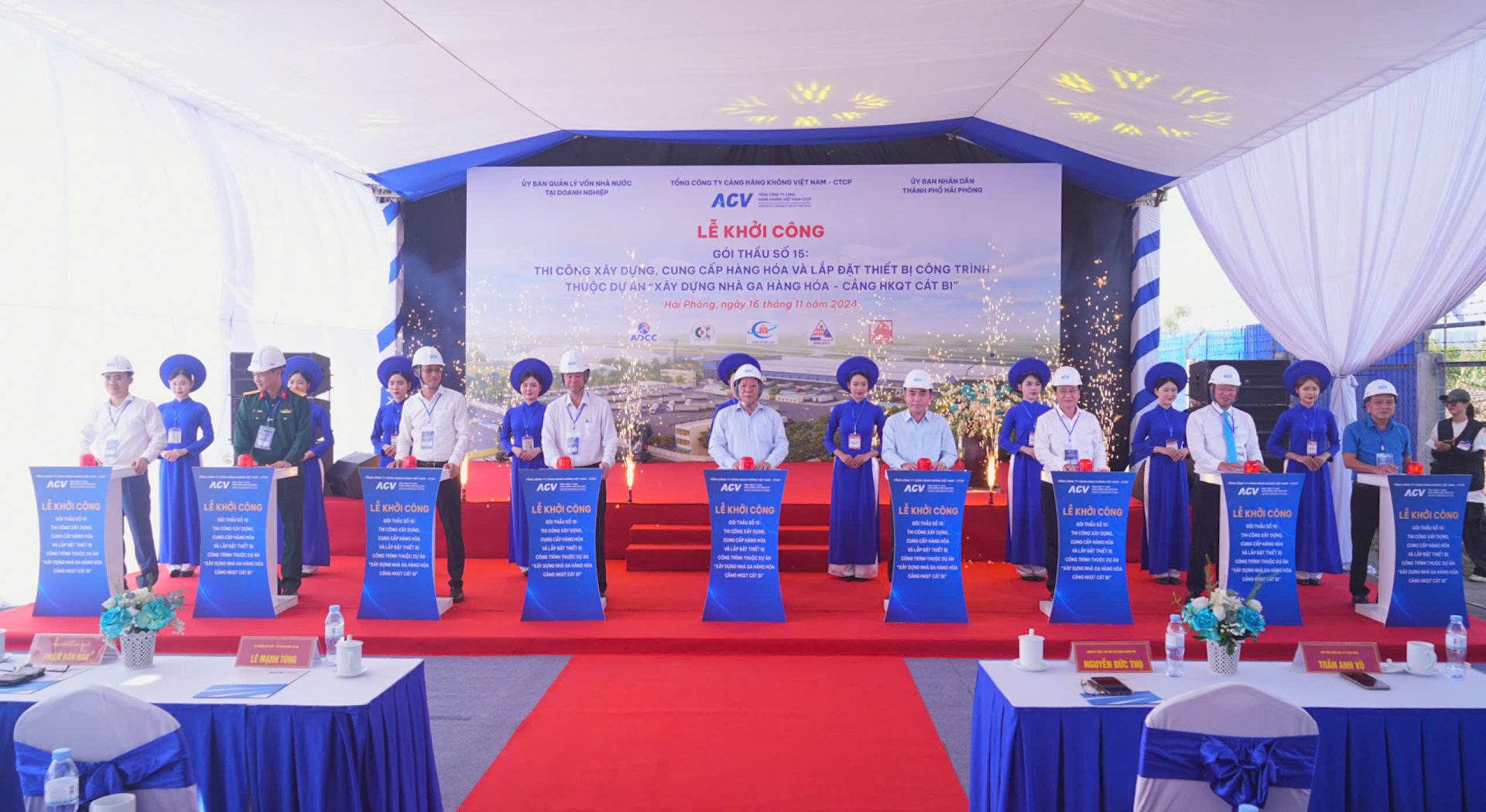 Khởi công dự án “Xây dựng nhà ga hàng hóa - Cảng Hàng không quốc tế Cát Bi