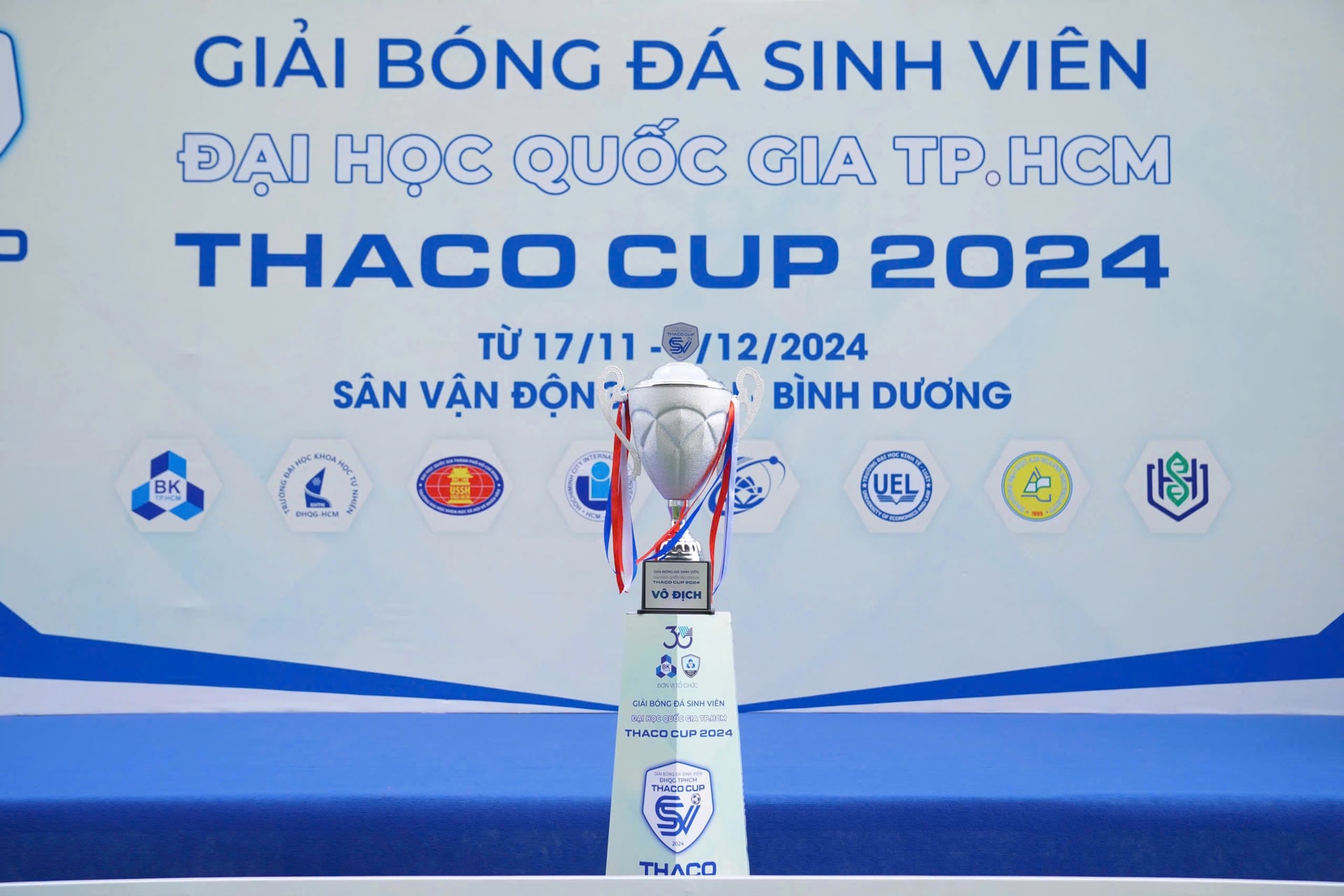 Cúp vô địch Giải bóng đá sinh viên ĐHQG-HCM - THACO Cup 2024