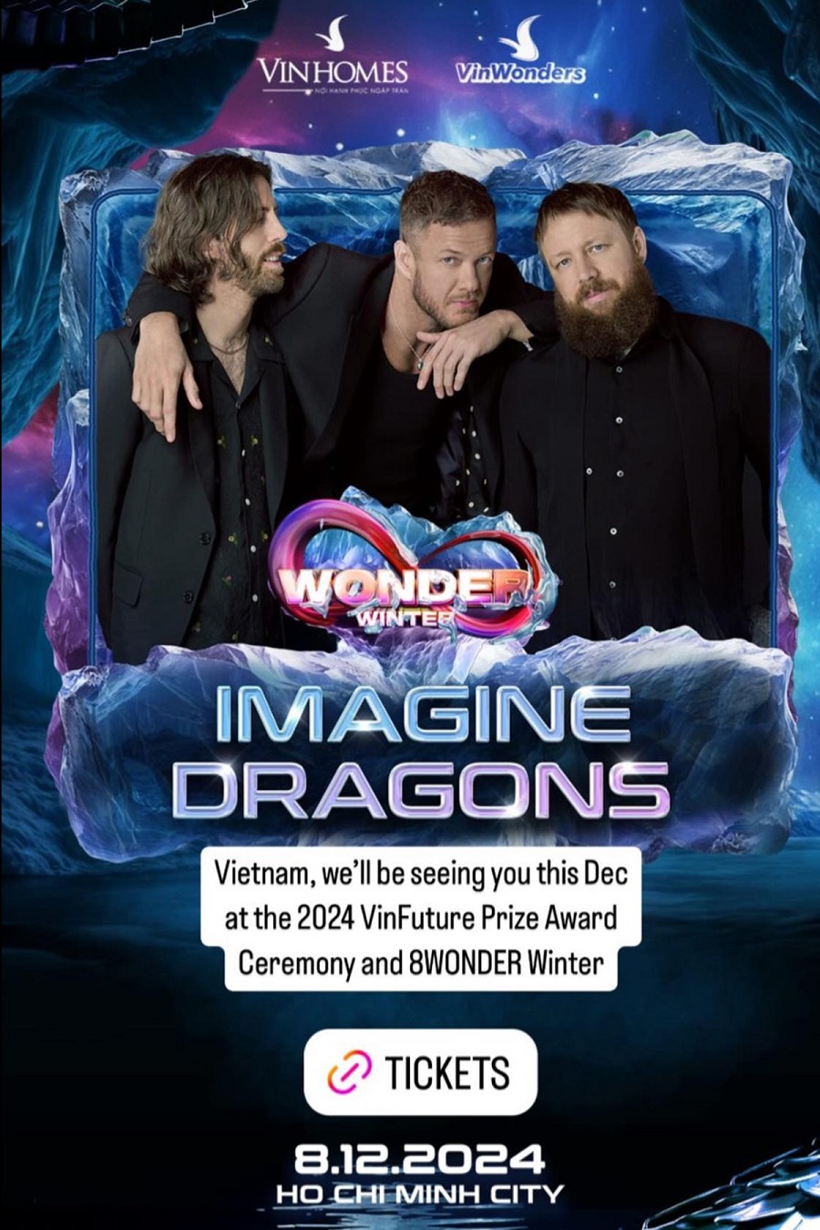 Imagine Dragons “gây bão mạng” khi xác nhận lưu diễn Việt Nam