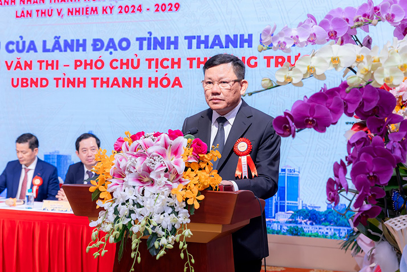 Nguyễn Văn Thi, Ủy viên Ban thường vụ Tỉnh ủy, Phó Chủ tịch Thường trực UBND tỉnh đã dự Đại hội Câu lạc bộ Doanh nhân Thanh Hoá tại TP Hồ Chí Minh và phía Nam lần thứ IV, nhiệm kỳ 2024-2029.