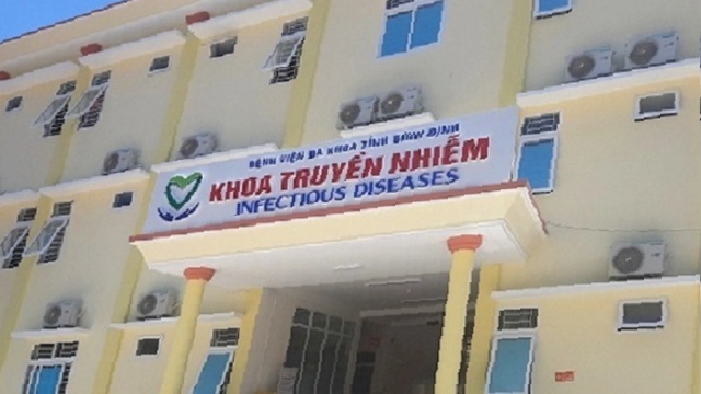 Khoa Truyền nhiễm, Bệnh viện Đa khoa Bình Định – nơi chữa trị hiệu quả các ca bệnh mắc cúm A/H1pdm. Ảnh: H.V