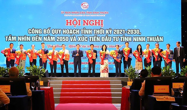Hội nghị công bố quy hoạch tỉnh thời kỳ 2021- 2030, tầm nhìn đến năm 2050 và xúc tiến đầu tư tỉnh Ninh Thuận