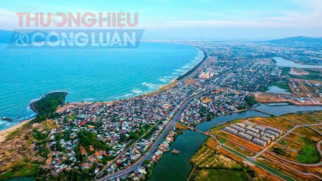 Quang cảnh quận Liên Chiểu nhìn từ trên cao.