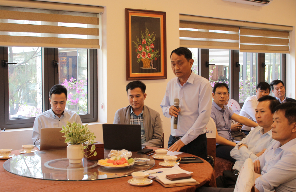 Lãnh đạo các doanh nghiệp phát biểu ý kiến tại chương trình.