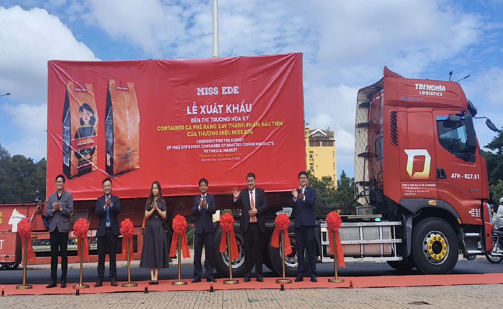 Thương hiêu cà phê MISS EDE lần đầu tiên xuất khẩu sang thị trường Hoa Kỳ Thương hiêu cà phê MISS EDE lần đầu tiên xuất khẩu sang thị trường Hoa Kỳ
