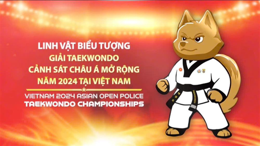 Linh vật của giải đấu là chú chó Bắc Hà trong trang phục Taekwondo.